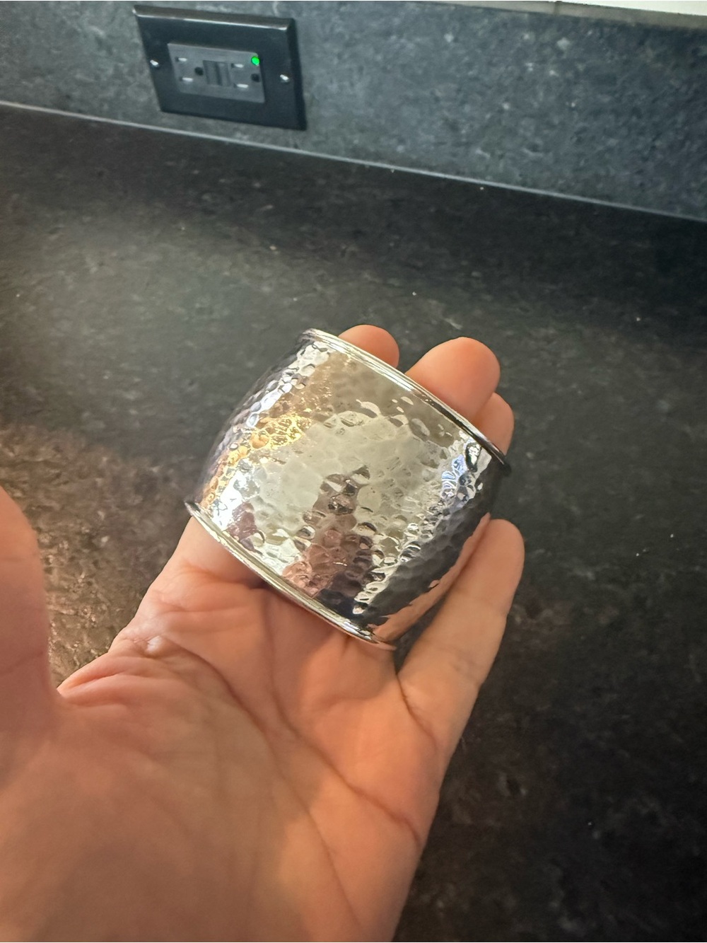 IPPOLITA Hammered Sterling Silver Cuff Bracelet
